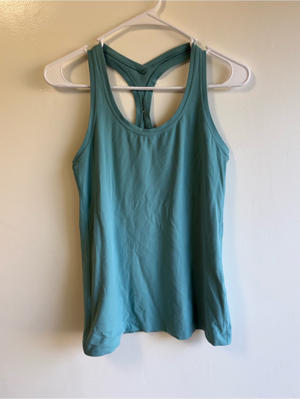 Lululemon Teal Cool Racerback Tank Top size 8